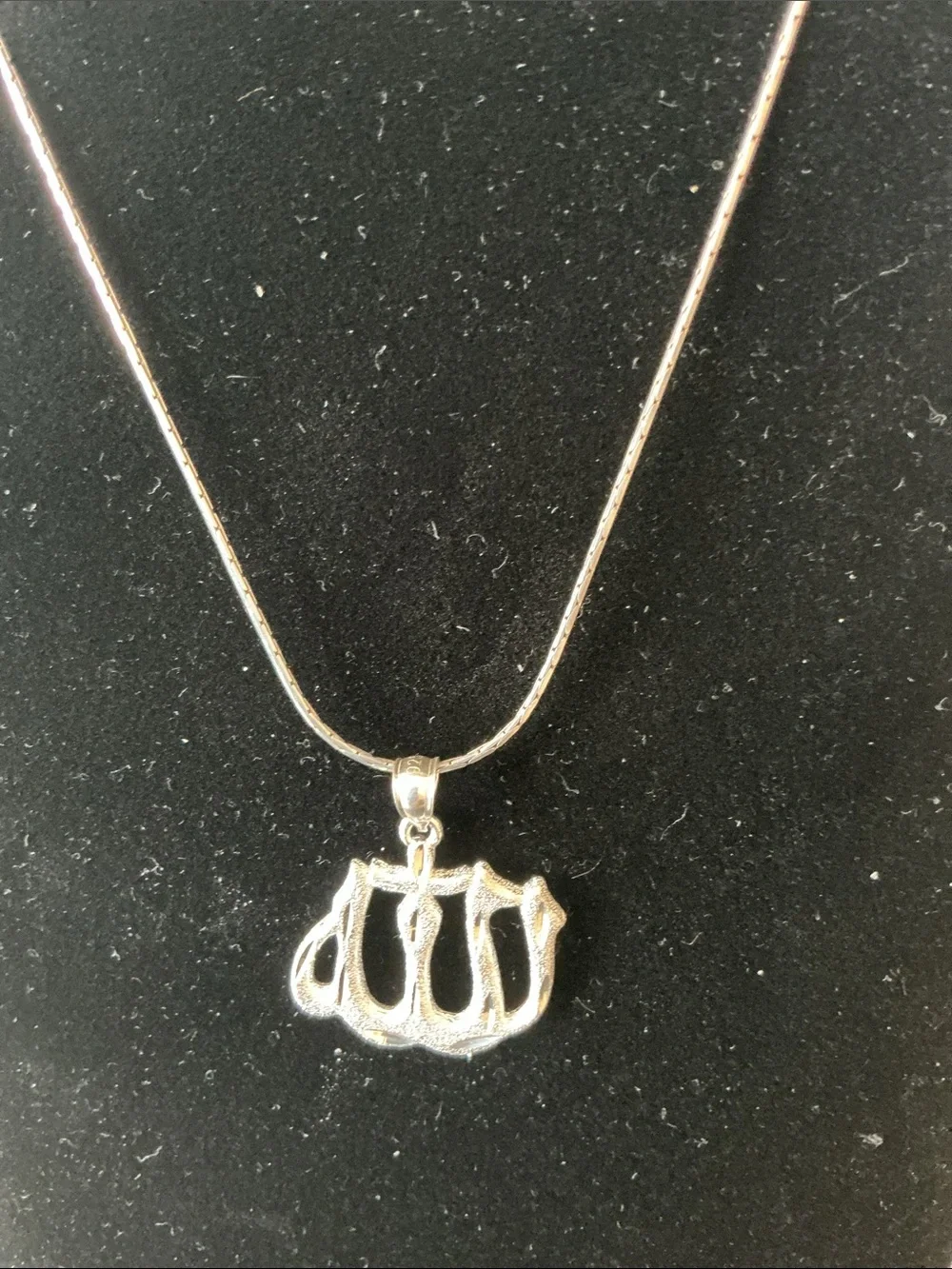 Sterling Silver Pendant Necklace with Trident Charm